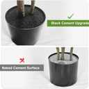 Dracaena Plant Artificial Tree 5Ft Tall Fake Tropical Floor Plants Potted (Real Touch) Artificial Silk Tree Leaf Faux Trees Black Tall Planter for Home Office Living Room Indoor Outdoor Decor