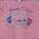 Twinkle Twinkle Little Star Gender Reveal Baby Shower T-Shirt Pink S
