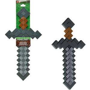 Mattel Minecraft Role-Play Battle Toy Accessory Collection with Pixelated Design, Stone Sword