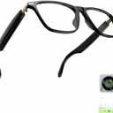 Smart Glasses for Men Women, Bluetooth Audio Glasses with Open Ear Design, Wireless Headphones, Hands-Free Calling, Voice Assistant Support, IP67 Waterproof, 6H Playtime for Working Relaxing