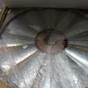 Vantic 30'' Windmill Large Wall Clock, Distressed Metal Clock