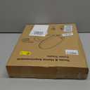 Ansffer Toilet Seat Round Soft Close16.5'', Toilet Lid Slow Close Quiet No Slam, Easy Installation & ReleaseSafe PP Material Easy Clean, Comfortable Ergonomic Design, 2 Years Support, White Plastic