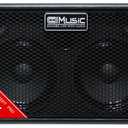 Coolmusic BP40D Powered Acoustic Guitar Amplifier- Portable Bluetooth Speaker 80W W/Battery with Reverb Chorus Delay Effect, 6 Inputs,3 Band EQ, Black