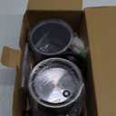 5 in 1 Electric Milk Frother: 16.9oz/500ml Large Capacity Dishwasher Safe Milk Steamer for Hot & Cold Milk Froth - Automatic Milk Frother & Warmer for Latte, Cappuccinos, Macchiato, Hot Chocolate