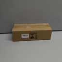 Yesesion Clear Plastic Cable Organizer Box with Adjustment Compartments, Desk Accessories Storage Case with Lid and 10 Wire Ties for Drawer, Office, Art Supply, Electronic Management