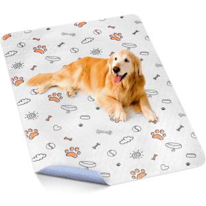 Washable Pee Pads for Dogs, Extra Large 60"x48" Super Absorbent Reusable Training Dog Pads, 100% Waterproof Non-Slip Dog Pee Pads Whelping Pads Dog Playpen Pads Extra Dog Pads Dog Mat Pet Pads