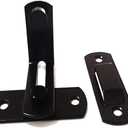 2 x 90 Degree Locking Privacy Lock Sliding barn Door Latch Right Angle Door Clasp cam Lock