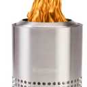 Solo Stove Mesa XL, 7 Inch Tabletop Fire Pit with Stand - Smokeless, Stainless Steel Fire Pit for Camping, Outdoor & Patio- Wood Burning or Pellet Fueled Portable Bonfire, 2.3lbs, Stainless Steel