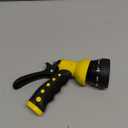 Dramm Revolver Heavy Duty Metal Garden Hose Nozzle  9 Spray Patterns, High Pressure Jet, Thumb-Control Flow, Ergonomic Grip  Yellow (No Size (Single))