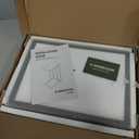 WLIVE C Shaped End Table, Small Side Tables for Sofa and Bed, Couch Table That Slides Under for Living Room, Bedroom, Home Office, Small Spaces (Brown)