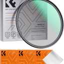 K&F CONCEPT 55mm Black Diffusion 1/2 Filter Mist Cinematic Effect Filter with 18 Multi-Layer Coatings for Video/Vlog/Portrait Photography (K-Series)