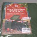 Holiday Cheer Premium Christmas Ornament Storage with 8 Tray  Christmas Storage Container with Dividers Perfect for Holiday Decorations Fits 128 Holiday Ornaments  Tear-Proof Fabric (Large, Green)