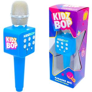 Move2Play, Kidz Bop Karaoke Microphone | The Hit Music Brand for Kids | Toy for Girls & Boys Ages 2, 3, 4, 5, 6, 7, 8+ Years Old | Gift & Birthday Present (Blue)