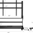 Rolling Easel TV Stand for 50-100 Inch TVs for Living Room, Office
