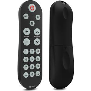Upgraded Big Buttons Universal TV Remote with Backlit, Learning IR Remote Control Replaces All Infrared Remotes for TVs, DVD Players & Set-Top Boxes, Easy to Use for Seniors (Not for Voice/RF Remotes)