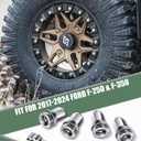 32Pcs Ford F250 F350 Lug Nuts Replacement - M14x1.5 21mm Hex Chrome One-Piece Design, Fits OEM(Stock) Wheel Nuts | OEM No. HCPZ-1012-A & HCPZ-1012-B