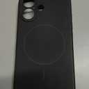 Miracase Magnetic for iPhone 17 Case, Compatible with MagSafe, Integrated Silicone Camera Control Cover, 3.0mm Thicken Shockproof Drop Protection Phone Case for 17, Black