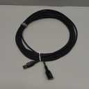 AINOPE 2 Pack USB Extensions Cable High Speed USB 3.0 Extension Cord Type A Male to Female Sturdy Braided Material Fast Data Transfer Compatible with USB Keyboard, Mouse, Flash Drive, Black, 10FT+10FT