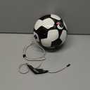 Soccer Ball & New Improved App | Daily Training Equipment for Young Players | Improve Skills & Control with Professional Soccer Coach Program & 50+ Exercise Videos, Size: 3 Classic Trainer
