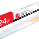 UltraPro 24 inch Hardwired Under Cabinet Lights, 3 Color Settings - 2700K/4000K/5000K - Warm White, Cool White, and Daylight, Under Cabinet Lighting, Dimmable Under Counter Lights for Kitchen, 45368