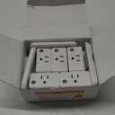 Wireless Remote Control Outlet Plug Kit, 5 Outlets + 2 Remotes, Control Lights, Fans & Small Appliances from Long Range, White, 1800W/15A