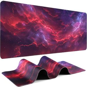 Mouse Pad Gaming - Desk Mat for Keyboard and Mouse - Large Mouse Pads for Desk, Gaming Mousepad with Non-Slip Base, Desks Pad (31.5" X 11.8") for Game, Office and Home, 31.5L x 11.8W inches