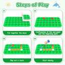 Logic Road Builder Games Toys: STEM Toys for 4 Year Old Kids, Montessori Board Game Brain Teaser Puzzles Preschool Learning Activities Educational Toy for Toddler Ages 3 5 6 7 8-12 Gifts(Green 32PCS)