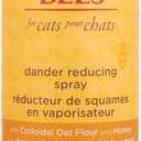 Burt's Bees for Pets Cat Dander Reducing Spray with Colloidal Oat Flour and Honey, Waterless Grooming Spray for Dry Skin & Dandruff Control, Cat Dander Remover for Allergy Support, 10 Fl Oz - 2 Pk