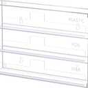 Kitchen Wrap Organizer, Foil and Plastic Wrap Organizer 3 in 1 with Sliding Cutter, Acrylic Wrap Dispenser for Drawer or Wall Mount, Fits 12 Inch Rolls