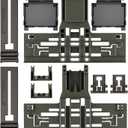 UPGRADED WPW10546503 Dishwasher Top Rack Adjuster & W10195372/3 Dishwasher Adjuster Housing Compatible with Whirlpool Kenmore Maytag JennAir Kitchenaid Dishwasher Part Upper Rack W10546503 KDTM354DSS5