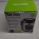 AROMA Digital Rice Cooker, 4-Cup (Uncooked) / 8-Cup (Cooked), Steamer, Grain Cooker, Multicooker, 2 Qt, Stainless Steel Exterior, ARC-914SBD
