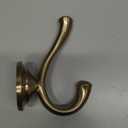 Delta Linden (1-Pack) Towel Hooks Champagne Bronze Double Bathroom J Hooks Wall Mounted for Robes & Towels Hand Towel Hook Holder Kitchen, Bathroom Accessories 79435-CZ