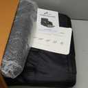 Sportneer Stadium Seats with Back Support: 2.5'' Thick Comfy Cushion 6 Adjustable Angle Bleacher Seat with Armrest - 2 Large Pockets, 2 Cup Holders Stadium Chair for Sport Events Concerts Parks (Black, 2 Pack)