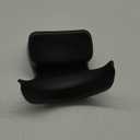 POPETPOP Shampoo Bowl Neck Rest- Silicone Salon Bowl Neck Rest Shampoo Bowl Pillow Sink Hair Washing Neck Support Hair Washing Tray for Salon Accessories Hair Spa Washing Basin, 23x15cm, Black