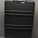 Kono 28 Inch Luggage Expandable Suitcase with Spinner Wheels TSA Lock Lightweight PC+ABS Hardside Large Checked Luggage Durable Rolling Suitcase Apricot Black