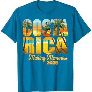 Costa Rica 2025 Making Memories Matching Family Vacation T-Shirt. Sapphire Blue,  M