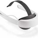Meta Quest Elite Strap with Battery — Works with Meta Quest 3/3S — Up to 2 Extra Hours Playtime — Premium Comfort and Weight Distribution — Adjustable, Ergonomic Fit