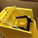 SPARTA Commercial Mop Bucket with Side Press Wringer, Floor Cleaning Essentials for Commercial and Home Use 26 Quart Capacity, 1 Count, Yellow