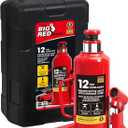 Big RED T91213 Torin Hydraulic Bottle Jack with Carrying Case, 12 Ton (24,000 lb) Capacity