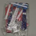 Fourth-4th of July Memorial-Day Party-Decorations - 31pcs Red-Blue White-Silver Patriotic Banner,Streamers Garland,Tissue Pom Poms Honeycomb,Paper Lantern Fan,Independence Graduation Decor Hugtmr