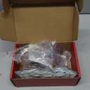 VIS'V Wreath Hanger, Large Suction Cup Wreath Hooks with Wipes, Heavy Duty, 22 LB Capacity, Removable and Reusable, Clear, 6 Pcs