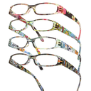 Gaoye 4-Pack Readers for Women, Blue Light Blocking Reading Glasses, Stylish Reading Glasses for Women in 4 Patterns 2.75