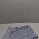Avanova Women Denim Mini Skirt Jean Skort Sexy High Waisted Asymmetrical Stretch Short Skirts, Medium