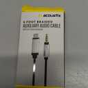 Acoustix Auxiliary Audio Cable 6 Foot