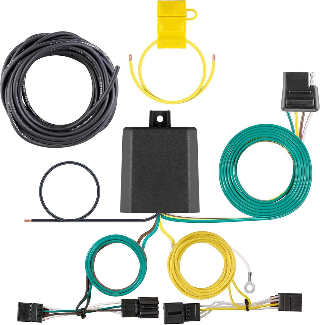 CURT 56422 Vehicle-Side Custom 4-Pin Trailer Wiring Harness,