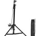 Garosa LED Work Light with Stand 1680lm 84 LEDs 18W Portable Tripod LED Camping Light Adjustable Height for PhotographyIndoor Outdoor with Storage Bag