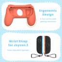 2 x switch 2 joycon grip-Controller Grip accessories for joycon 2,Ergonomic Handle for Joypad Accessories,Anti-Slip Design with Secure Fit,Lightweight and Durable Handheld Grip Sleeve, Comfortable Gaming Holder