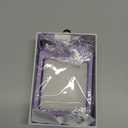 2-in-1 ID Badge Holder & Lanyard Wallet - Multi-Use Womens Small Wallet with Removable Wristlet & Neck Lanyard, Clear Window, 5 Card Slots, Phone Holder, Ring Keychain - Purple