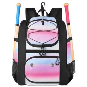 MATEIN Softball Bag, Lightweight Baseball Backpack with Shoe Compartment, Baseball Bag with Fence Hook for TBall Bat & Equipment, Softball Gifts Catchers Backpack for Women Fit Batting Glove, Helmet