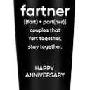KLUBI Gift for Husband Fartner Cup Couples That Fart Together Stay Together 20oz Fartner Mug Funny Gifts for Him Boyfriend Anniversary - Gifts for 2 Year Anniversary for Him Last Minute Gift for Him